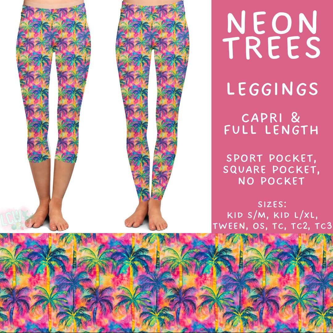 Summer Fun Capri/Full Length Leggings PreOrder (ETA early/mid July)