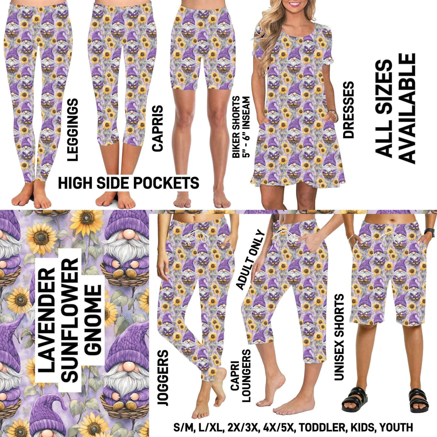 Matching Bottoms, T-Shirts & Dresses PreOrder (ETA mid April)