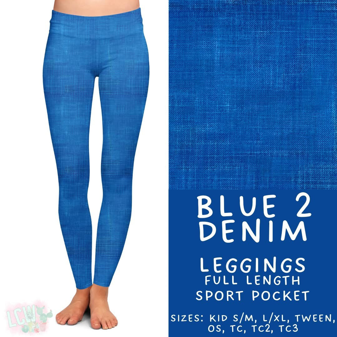 Colorful Faux Denim Collection PreOrder (ETA mid April)