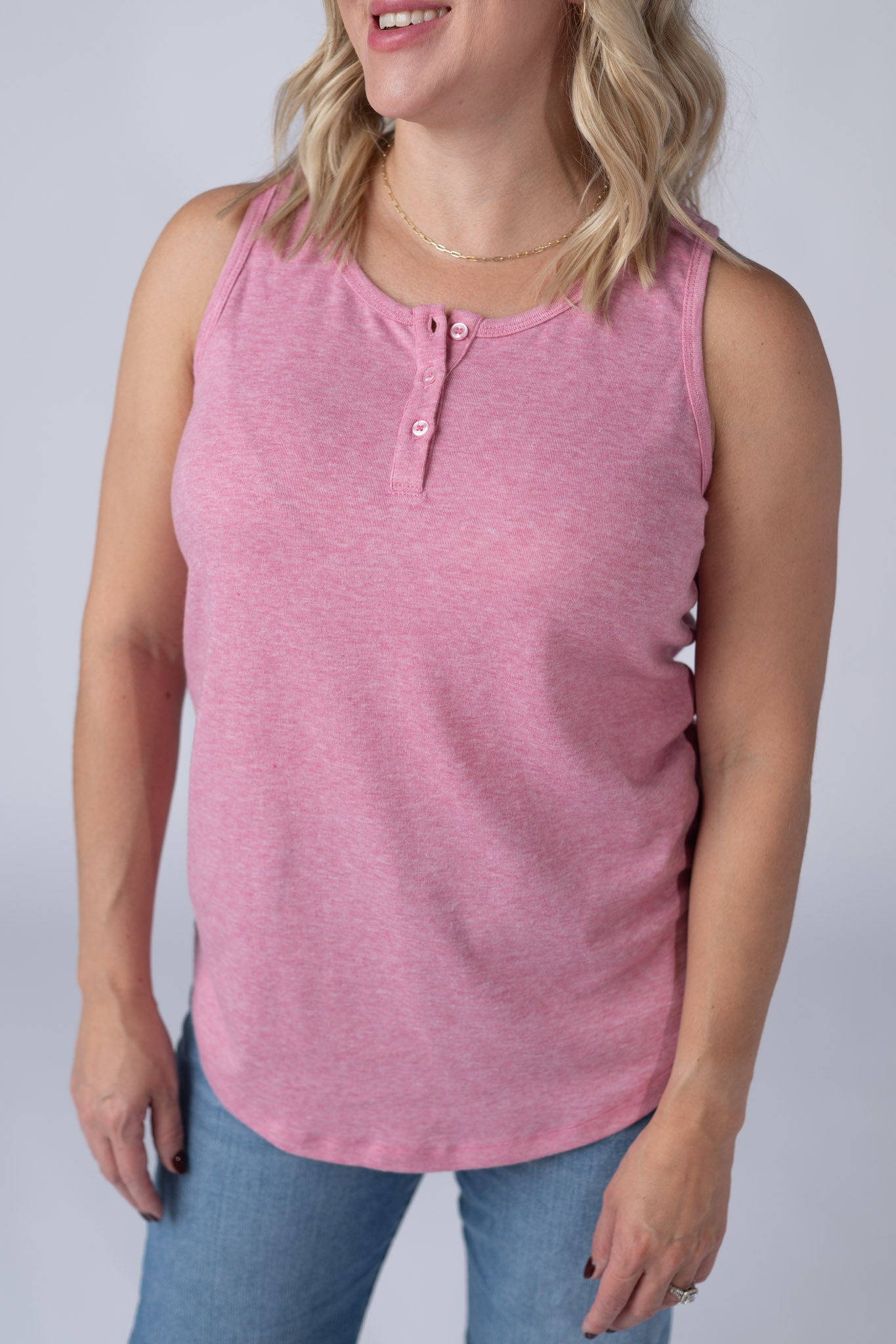 IN STOCK Alison Henley Tank - Rose