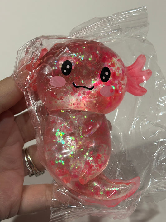 Pink Axolotl Squishy