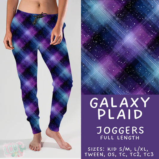 Galaxy Plaid Joggers PreOrder (ETA late November)