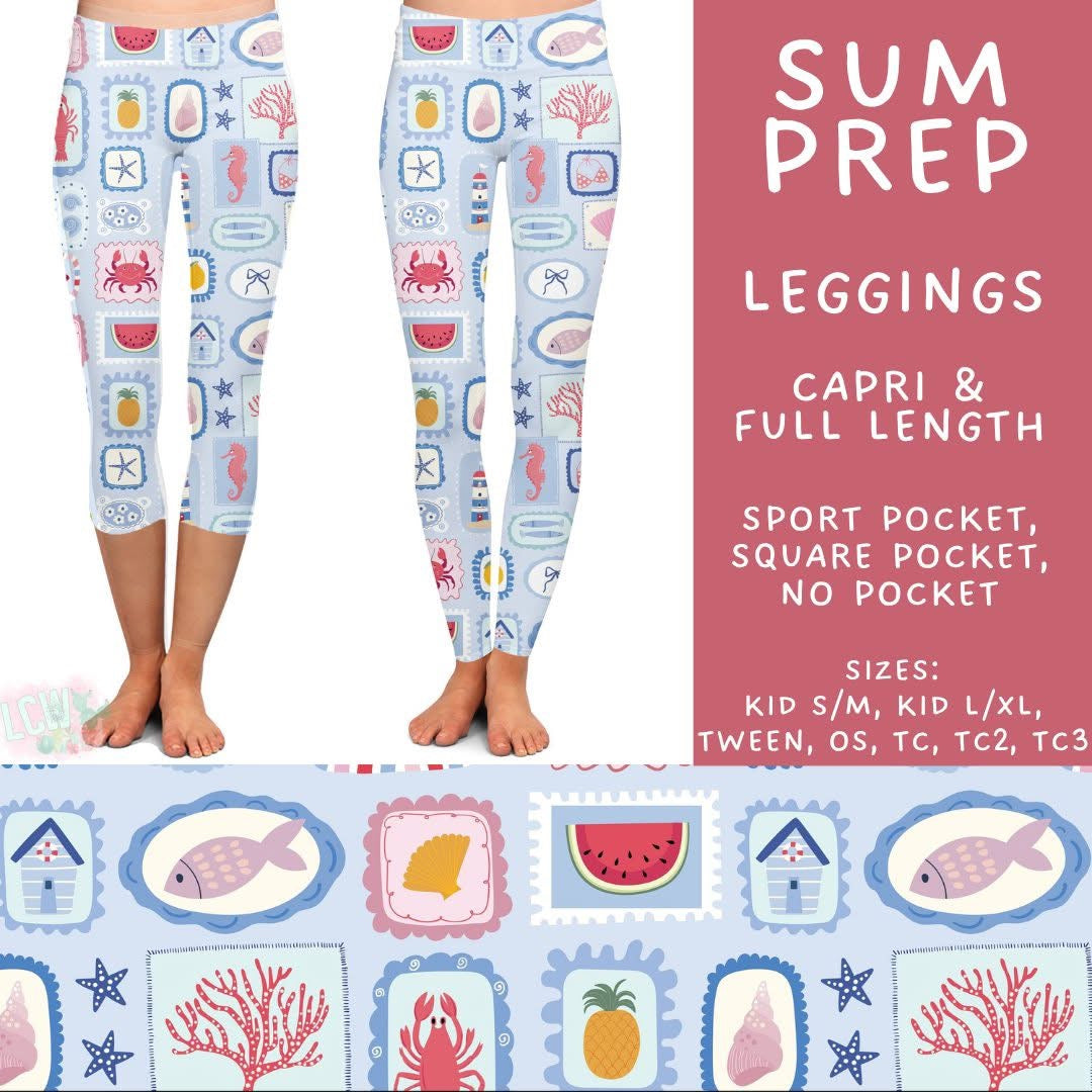 Summer Fun Capri/Full Length Leggings PreOrder (ETA early/mid July)