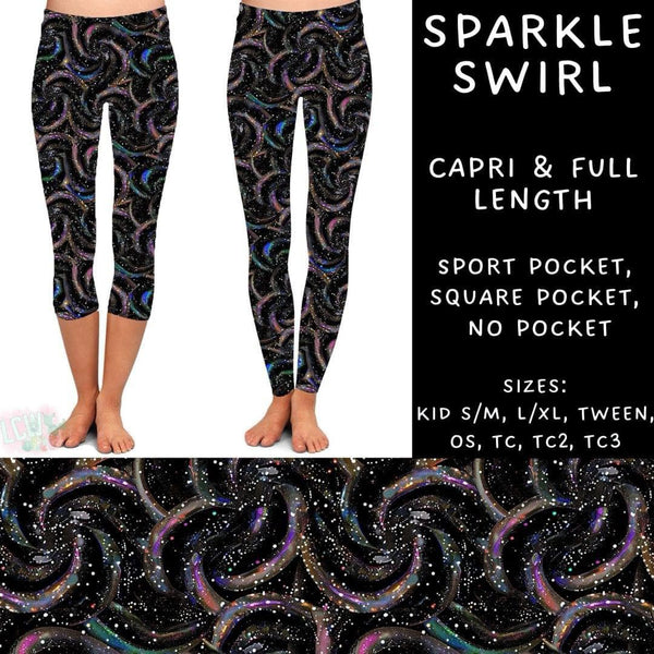 Patterned Collection: ( KIDS ) FULL Length Leggings WITH Sqaure Pockets