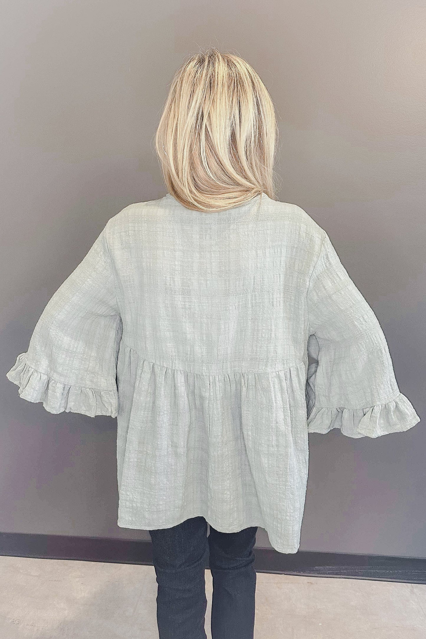 Boho Skies - Ruffle Sleeve