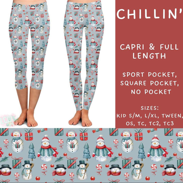 {Kids} Christmas Spirit Collection: Leggings NO Pockets PreOrder (ETA early December)