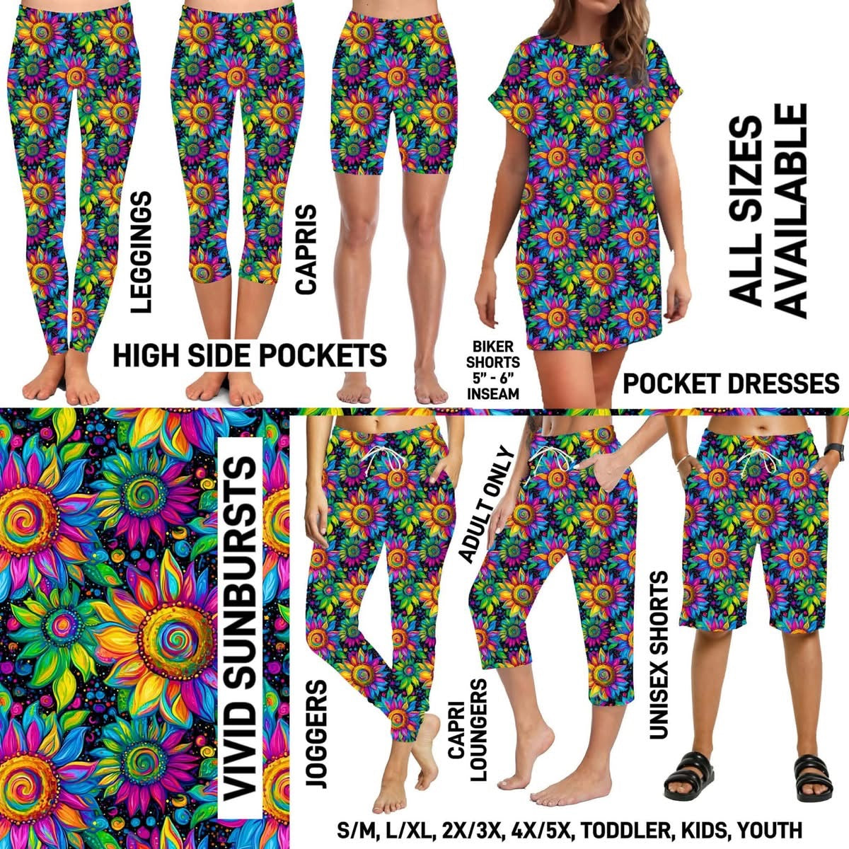Matching Bottoms, Dresses & T-Shirts PreOrder (ETA early June)