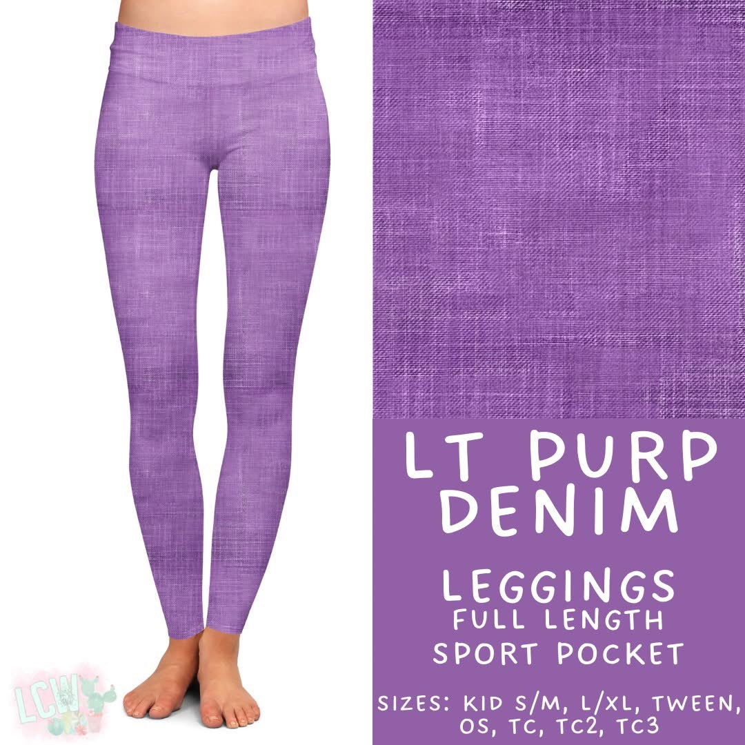 Colorful Faux Denim Collection PreOrder (ETA mid April)