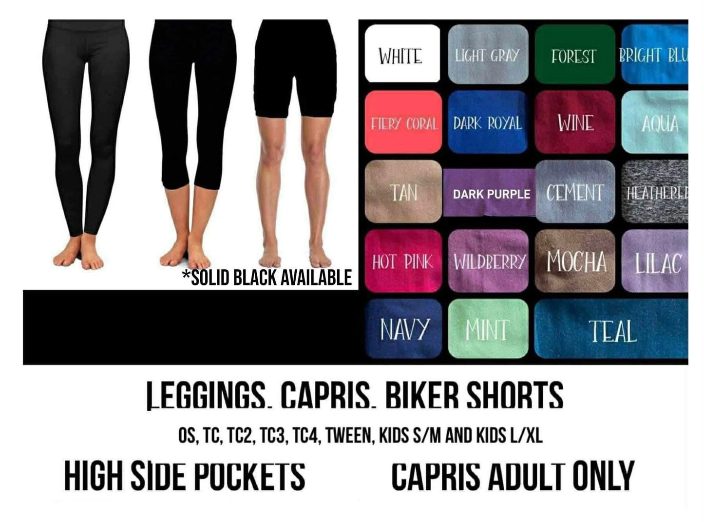 Solids/Mocha Pocket Leggings-TC2 (PreOrder ETA mid August)