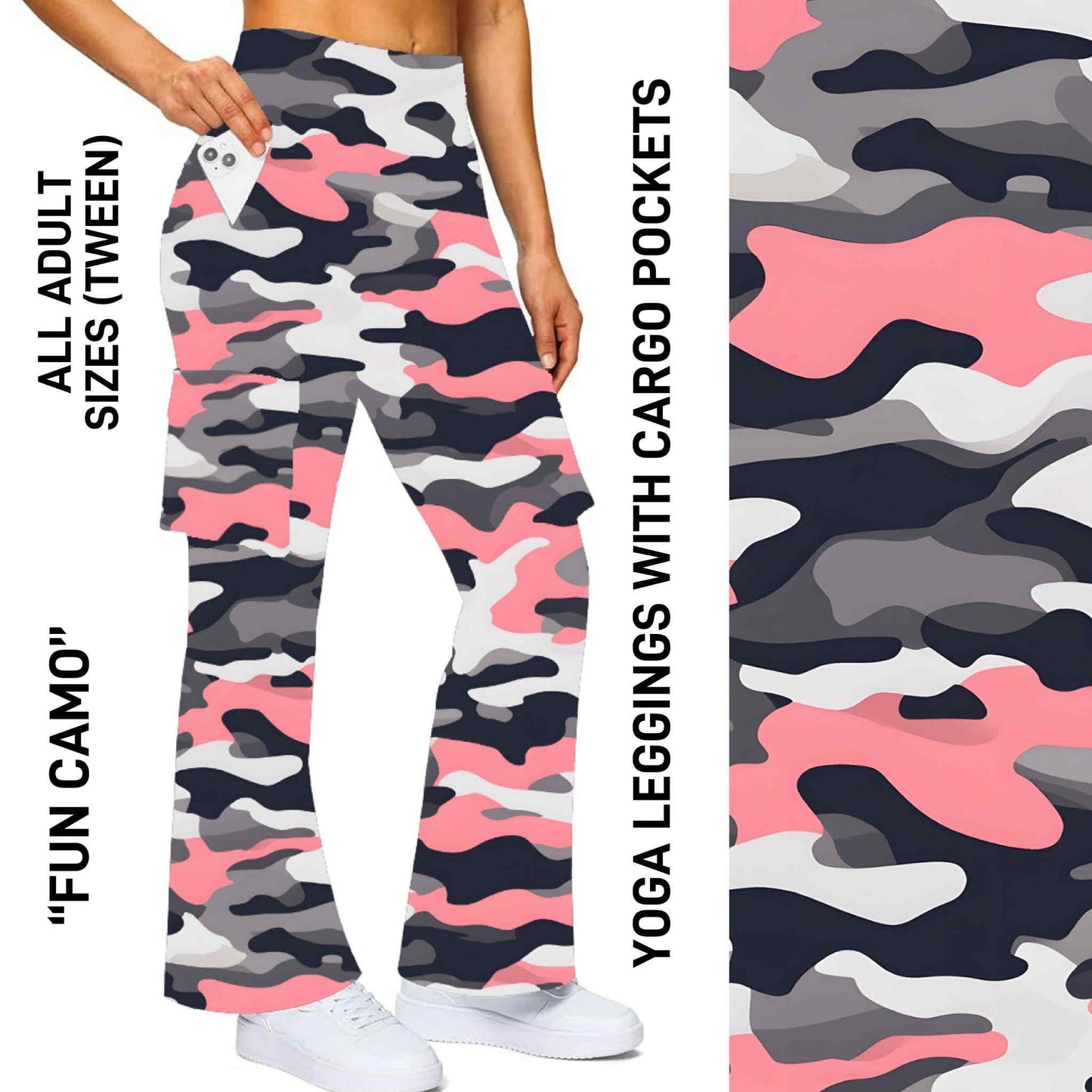 Cargo Pocket Yoga Leggings PreOrder (ETA mid/late April)