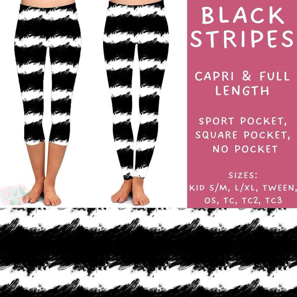 Patterned Collection: ( KIDS ) FULL Length Leggings WITH Sqaure Pockets