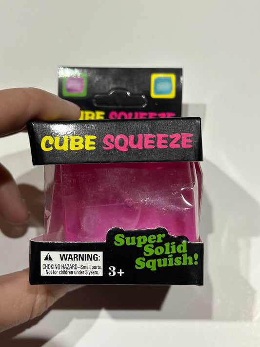 Dark Pink Cube Squishy