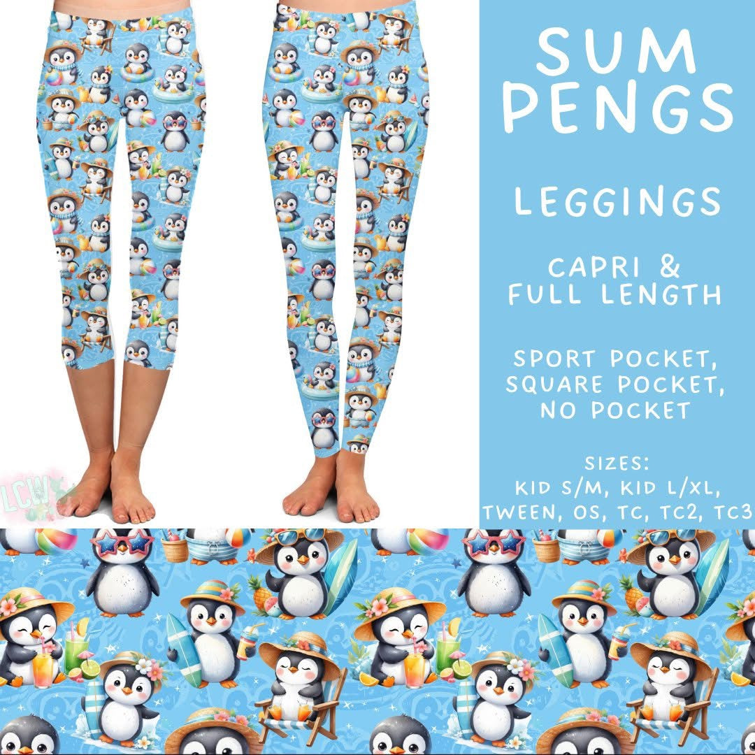 Summer Fun Capri/Full Length Leggings PreOrder (ETA early/mid July)