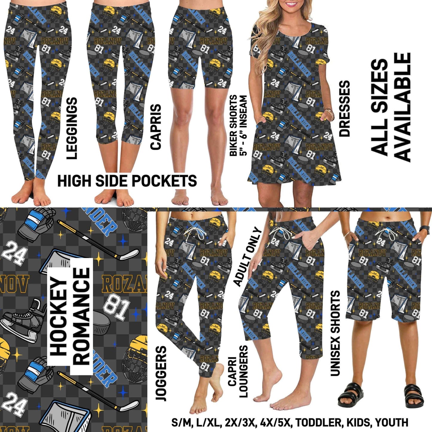 Matching Bottoms, T-Shirts & Dresses PreOrder (ETA late March)