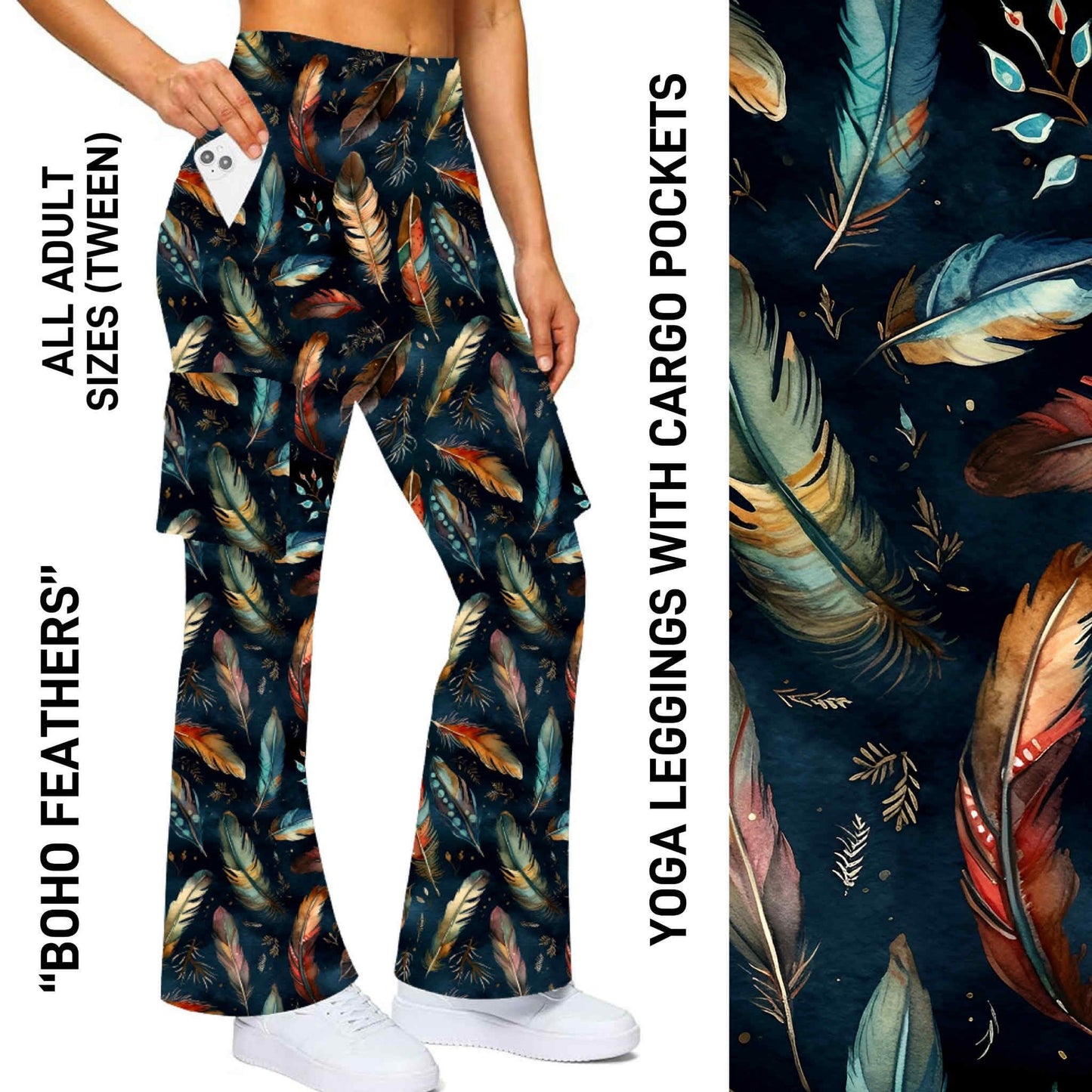 Cargo Pocket Yoga Leggings PreOrder (ETA mid/late April)