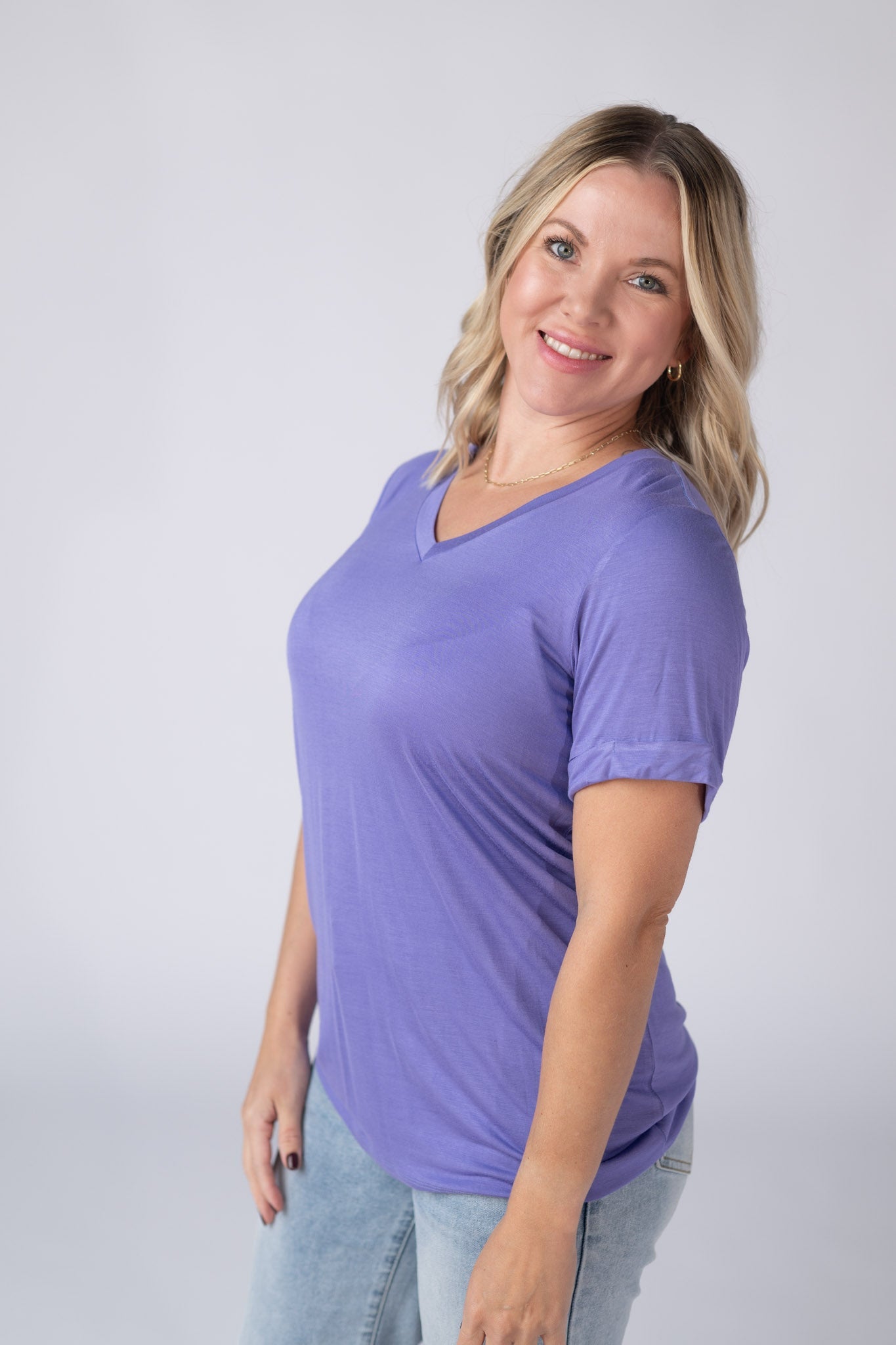 IN STOCK Sophie Top - Periwinkle Purple