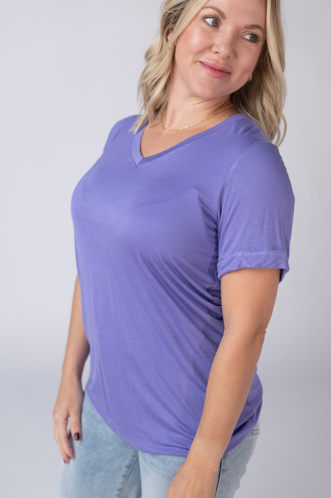 IN STOCK Sophie Top - Periwinkle Purple