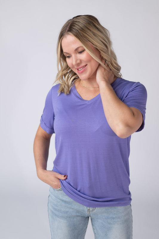 IN STOCK Sophie Top - Periwinkle Purple