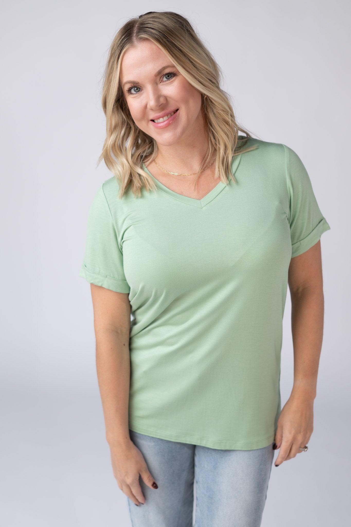 IN STOCK Sophie Top - Seafoam Green