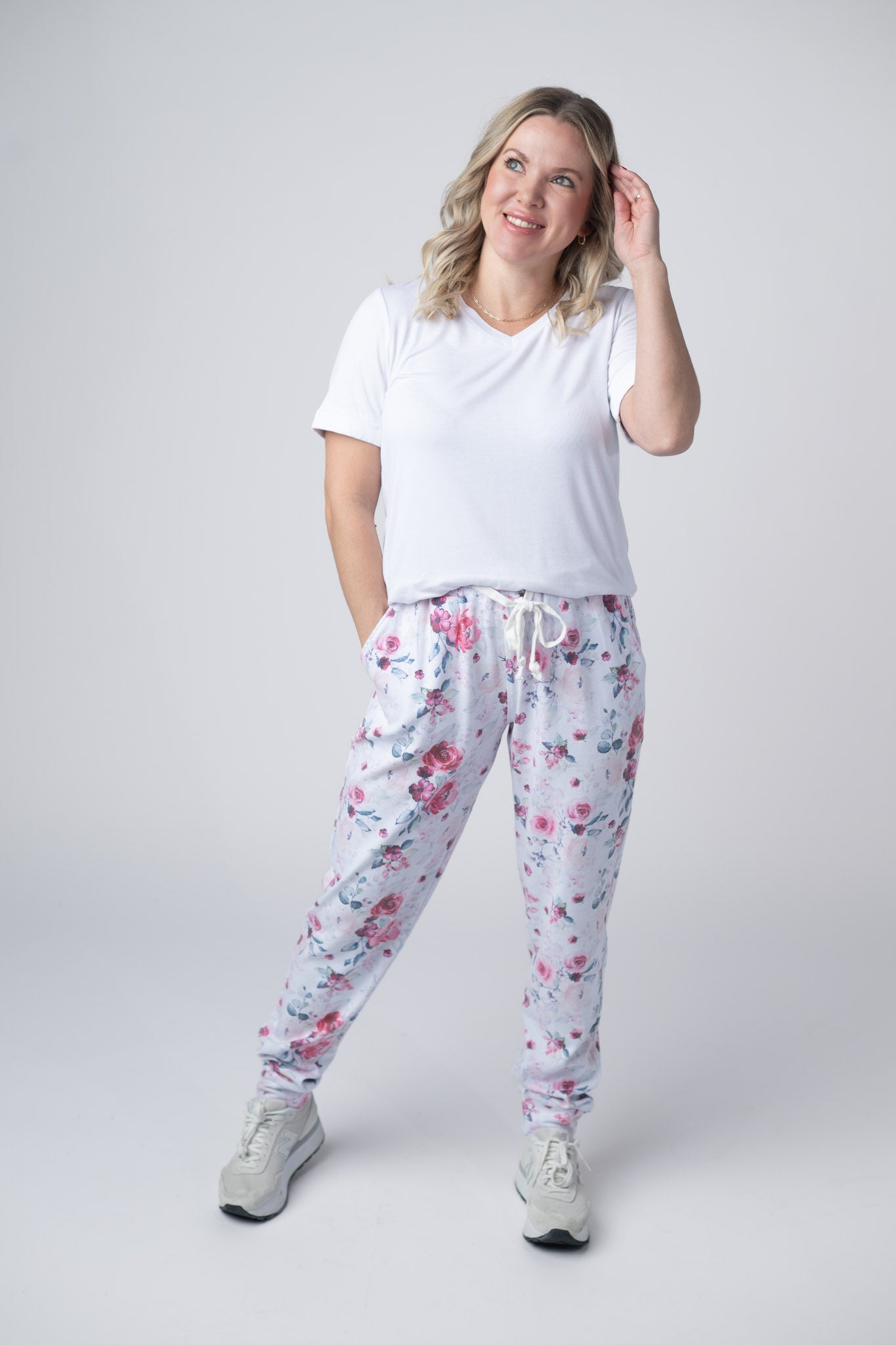 IN STOCK Classic Joggers - Pink Bloom FINAL SALE