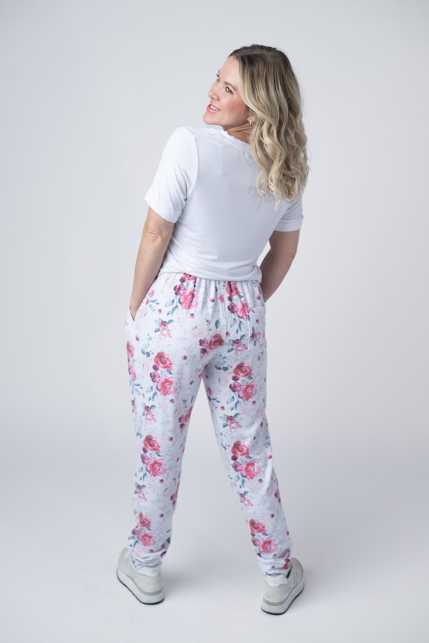 IN STOCK Classic Joggers - Pink Bloom FINAL SALE