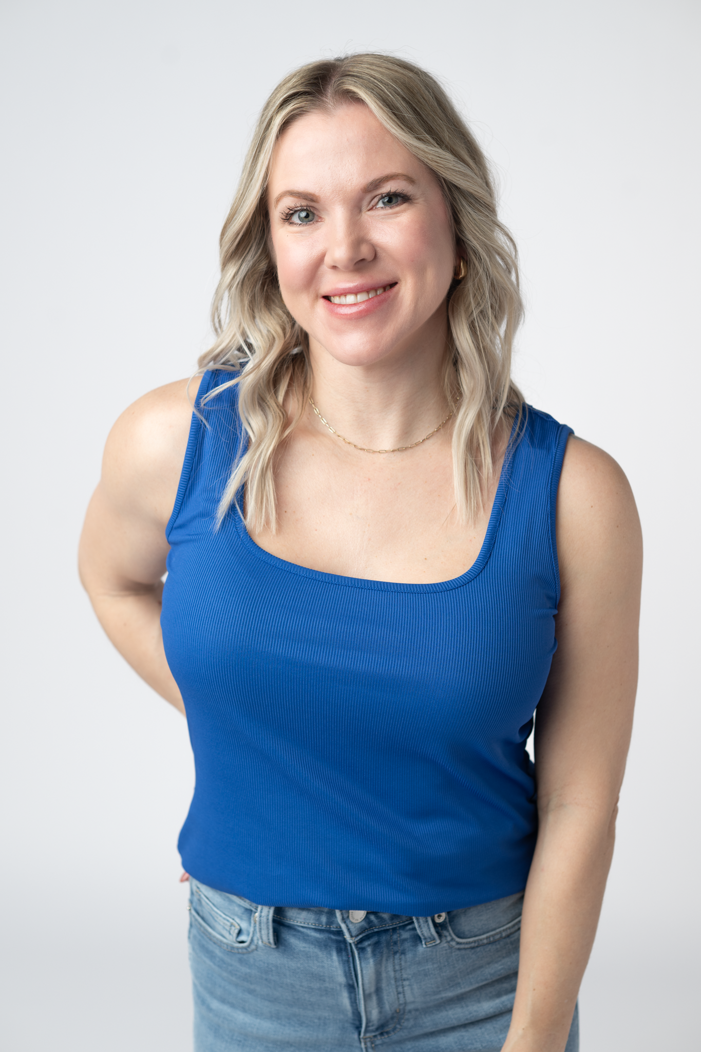 IN STOCK Rachel Ribbed Tank - Royal Blue