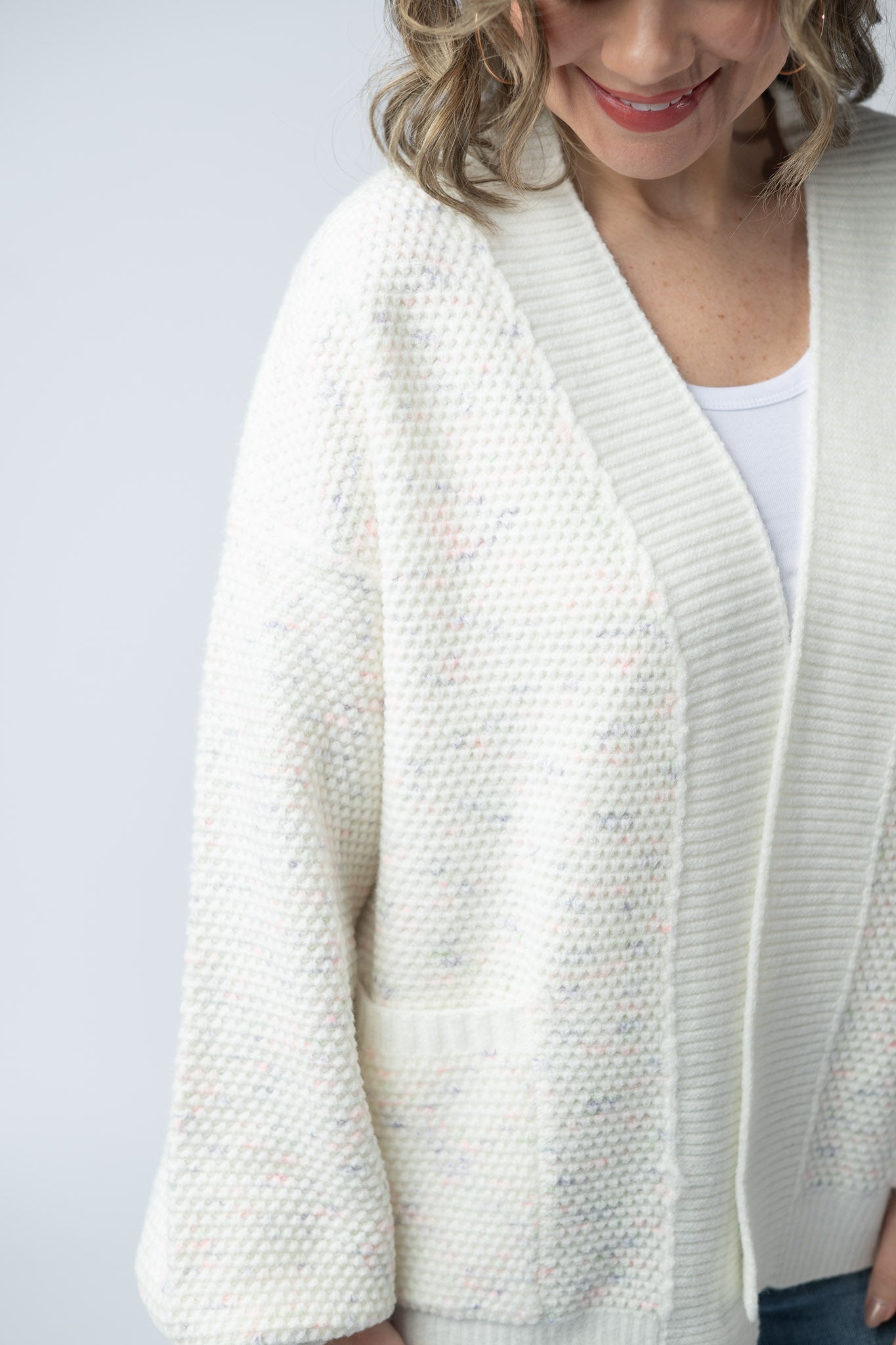 IN STOCK Kinsley Cardigan - Purple, Pink, and Green FINAL SALE