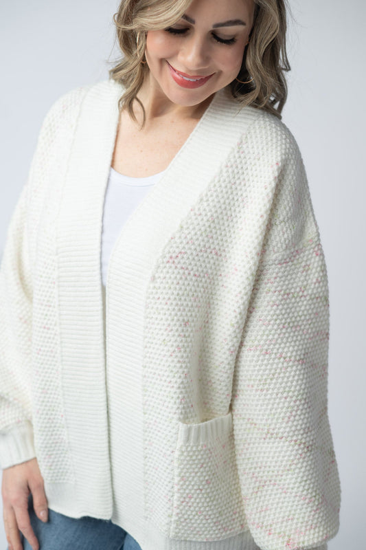 IN STOCK Kinsley Cardigan - Pink and Green Mix FINAL SALE