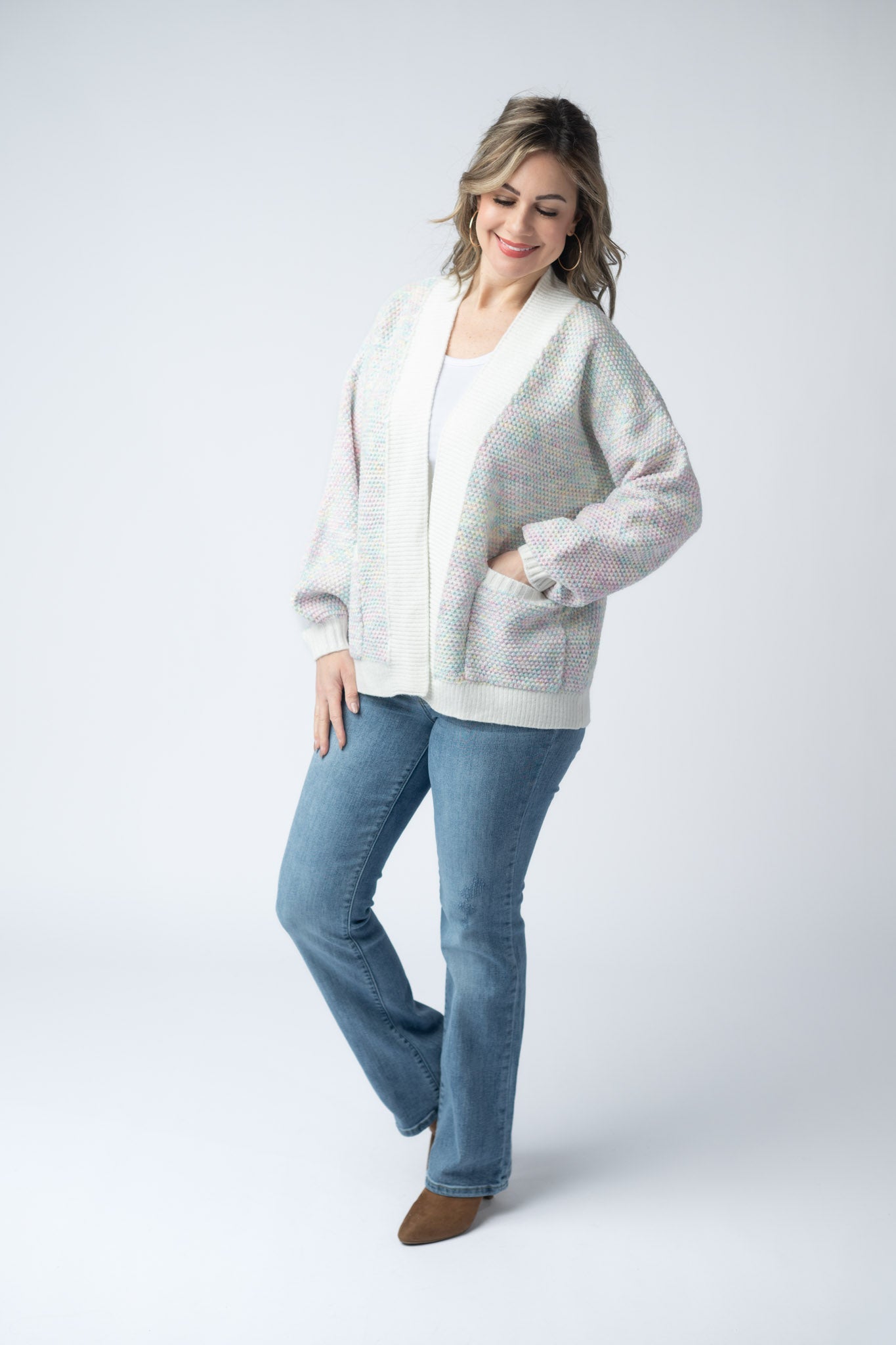 IN STOCK Kinsley Cardigan - Bright Pastel Mix FINAL SALE