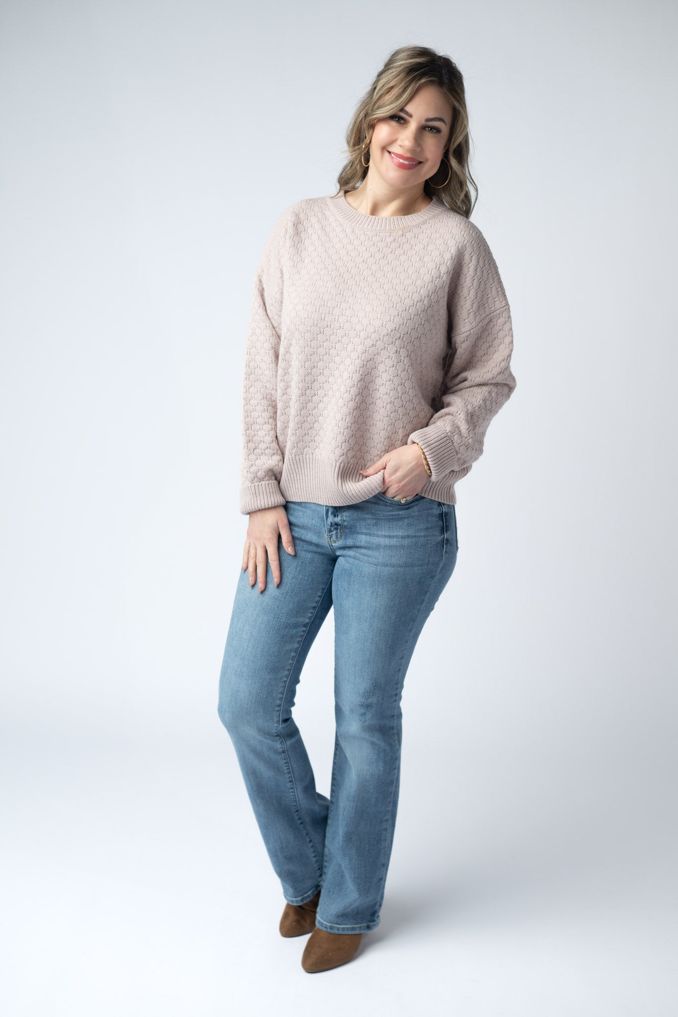IN STOCK Gianna Pullover Sweater - Neutral FINAL SALE
