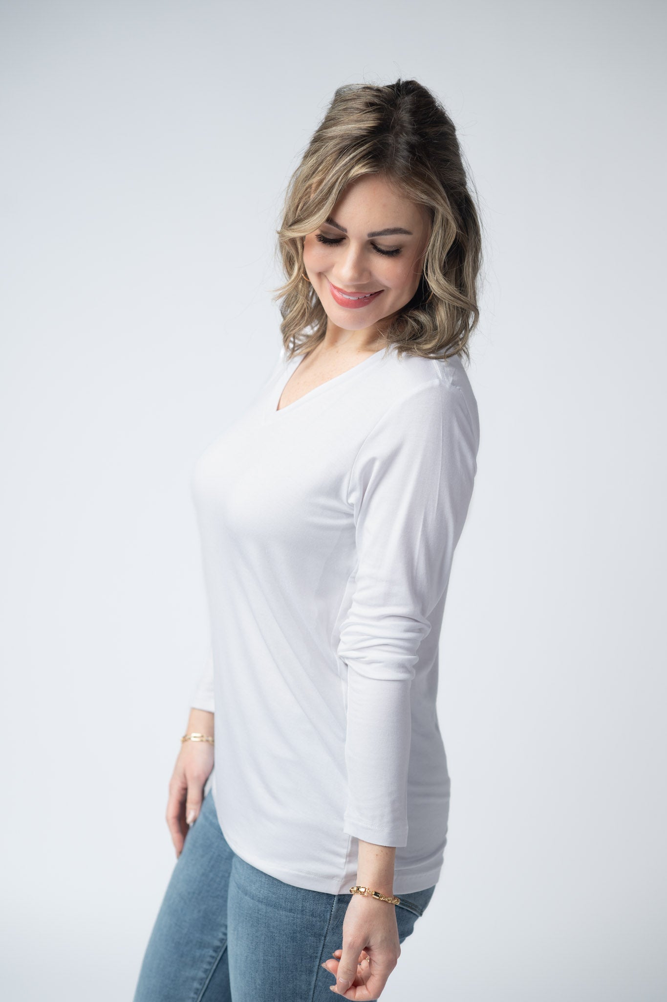 IN STOCK Larissa Long Sleeve - White