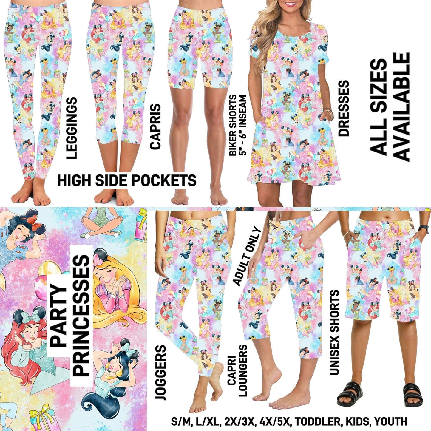 Matching Bottoms, T-Shirts & Dresses PreOrder (ETA late March)