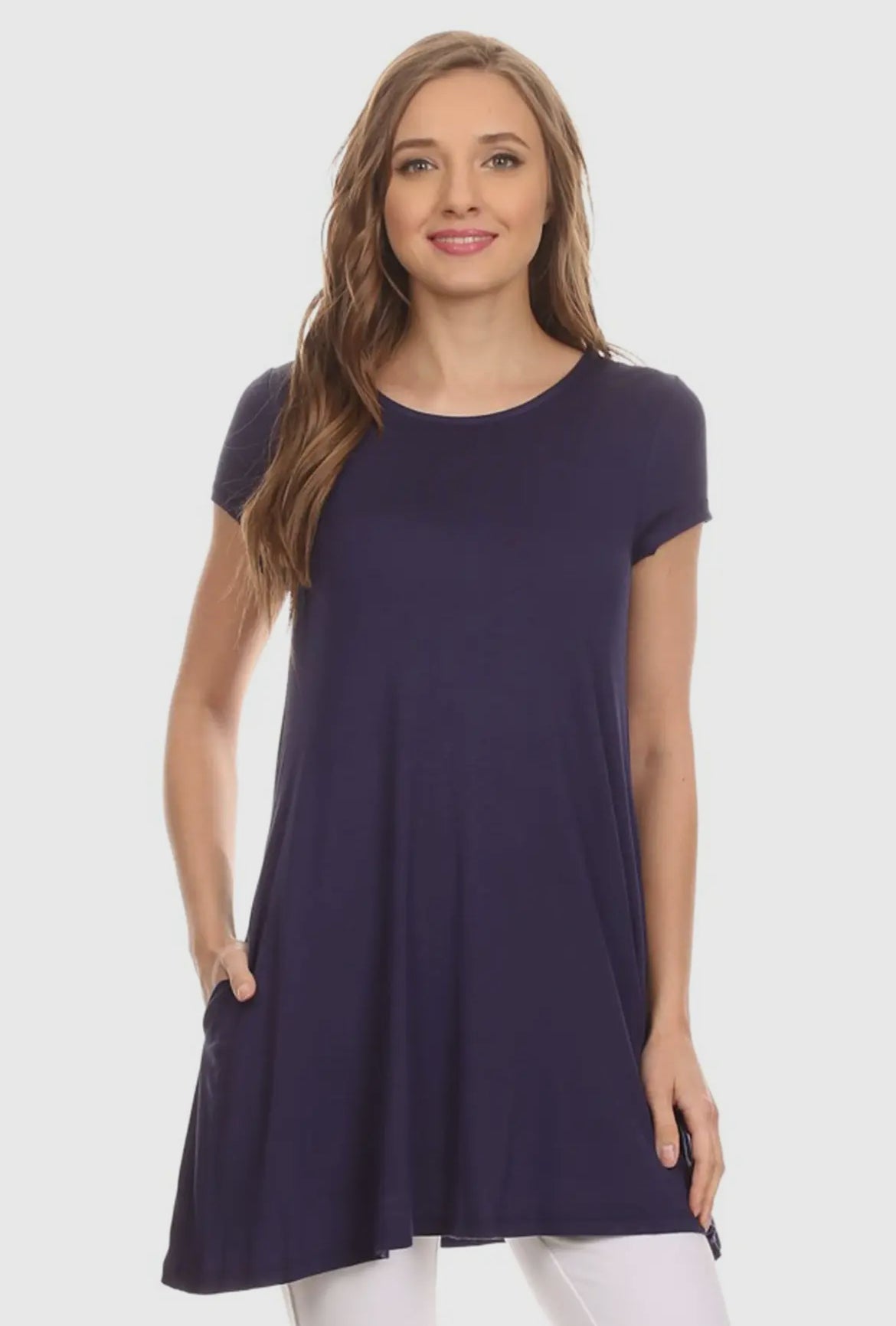 Scoop Neck Pocket Tunic PreOrder (1-2 weeks)