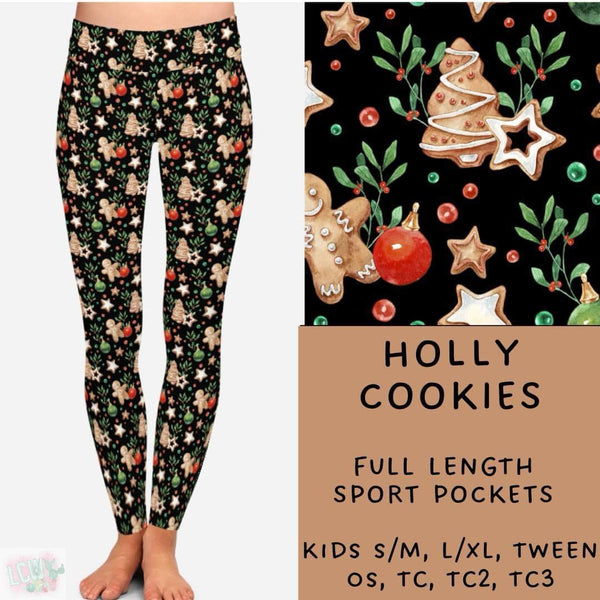 Comfy Christmas Collection Part ONE : FULL Length Leggings WITH Sports Style Pockets  PREORDER ( ETA early / mid December )