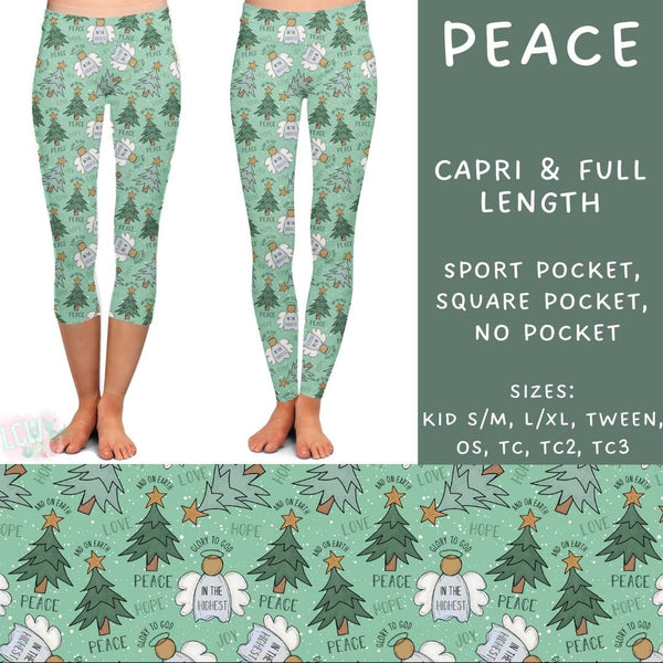 {TC2-TC3} Christmas Spirit Collection: Capri Leggings SPORTS Pockets PreOrder (ETA early December)