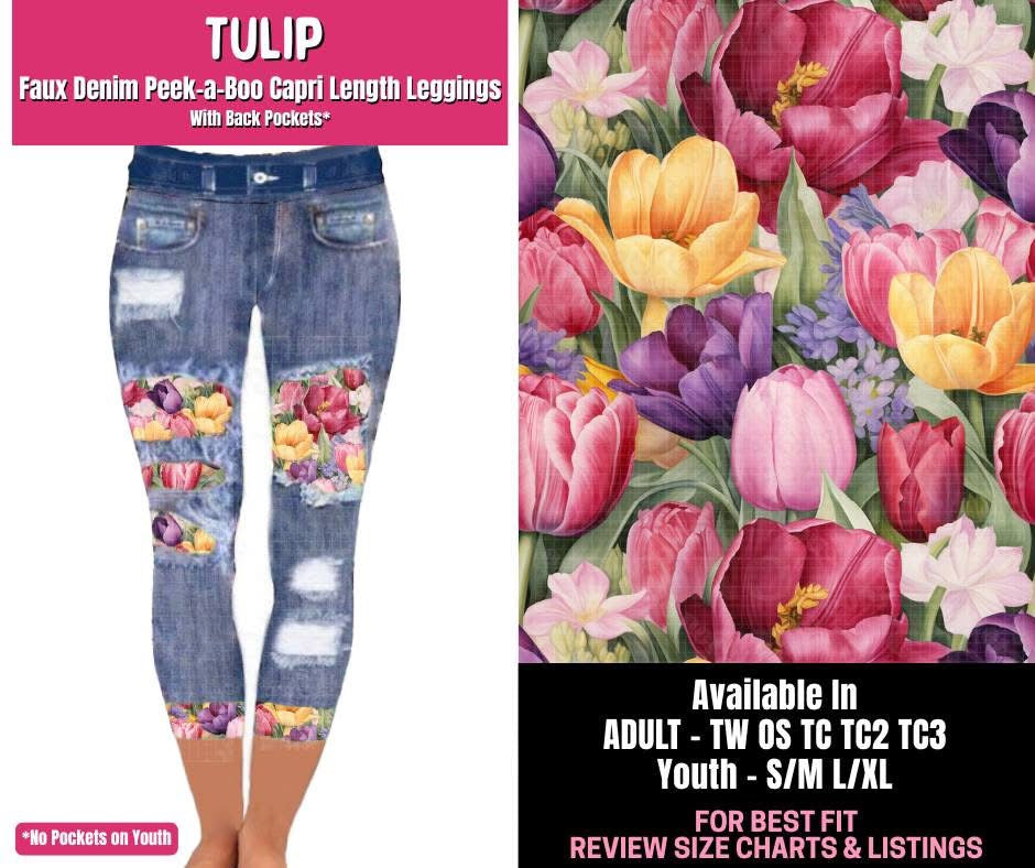 Peekaboo Capri & Full Length Leggings PreOrder (ETA mid/late March)