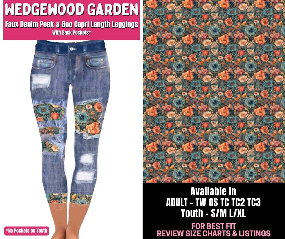 Peekaboo Capri & Full Length Leggings PreOrder (ETA mid/late March)