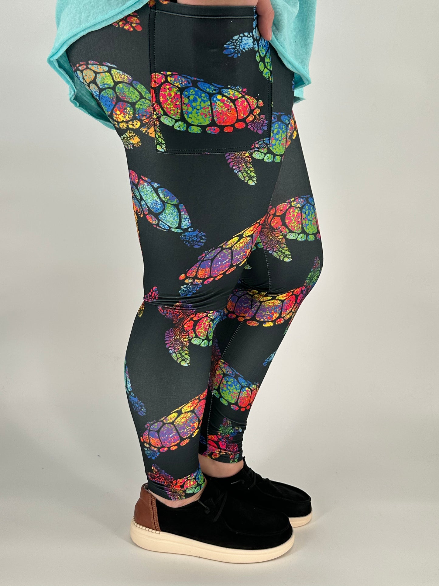 Sea Turtle Leggings w/ Pockets