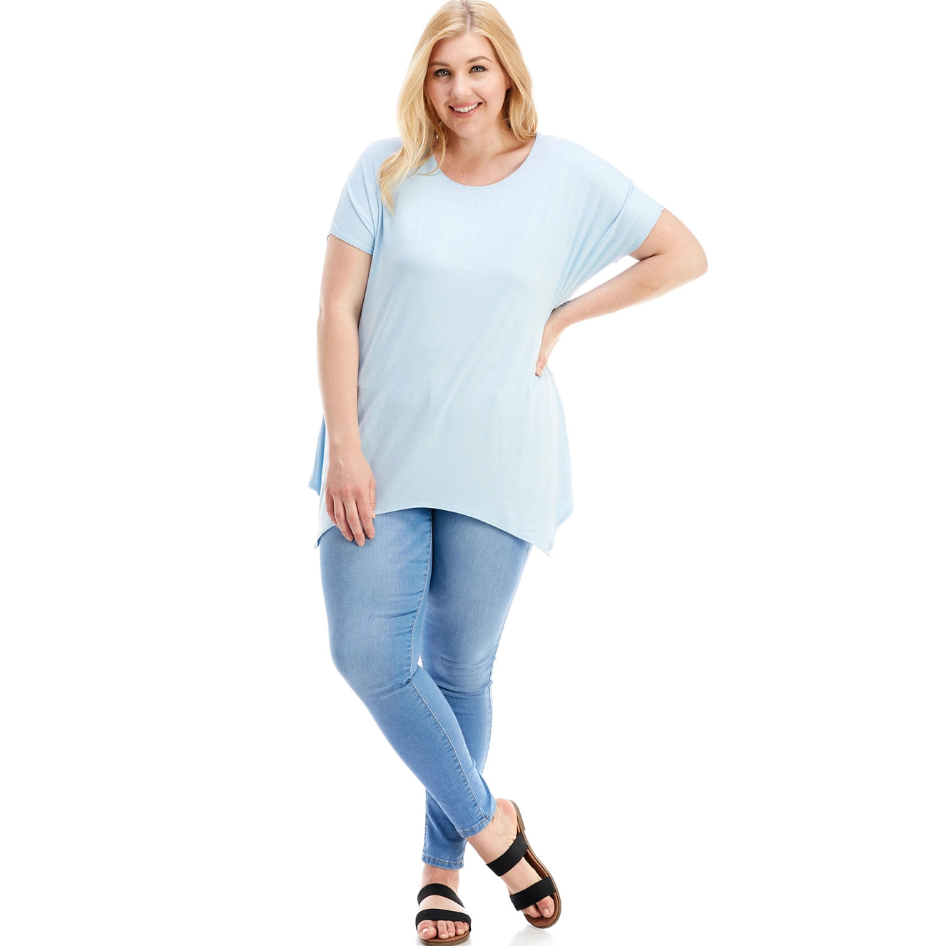 Everyday Spring Tunic - Baby Blue