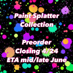 Paint Splatter Collection: *NO POCKET* Capri Leggings PreOrder (ETA mid/late June)