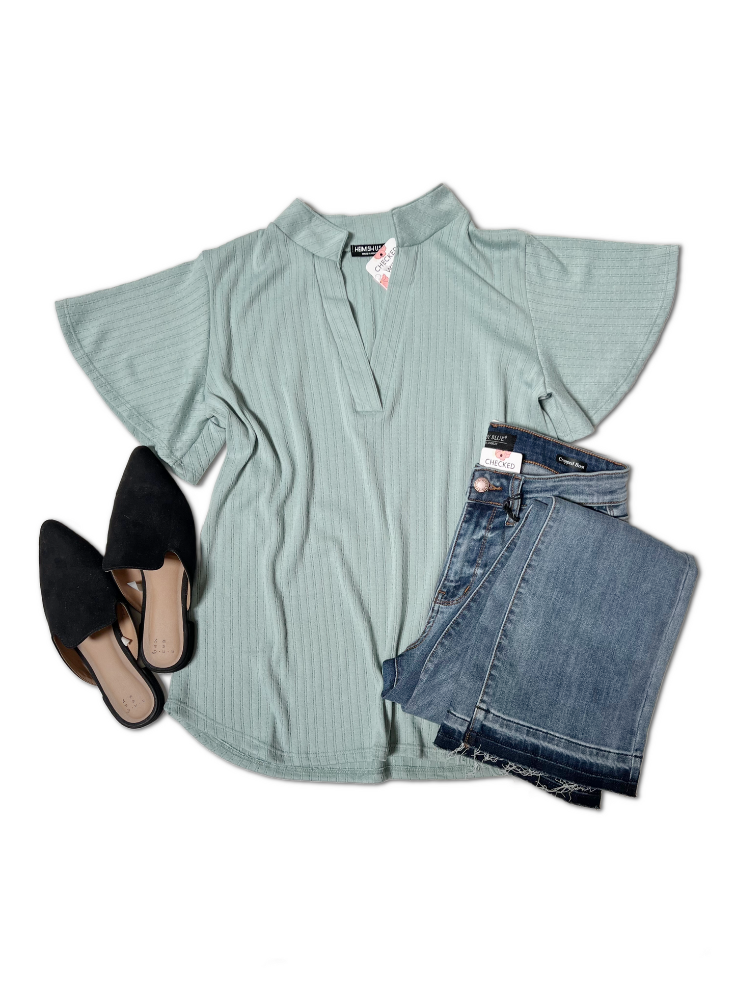 Simply Sage - Short Sleeve Gabby