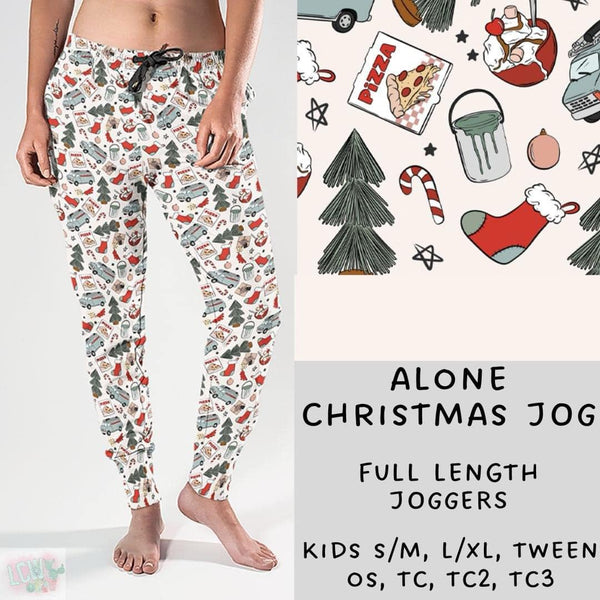 Comfy Christmas Collection Part TWO : FULL Length Joggers WITH Pockets  PREORDER ( ETA early / mid December )