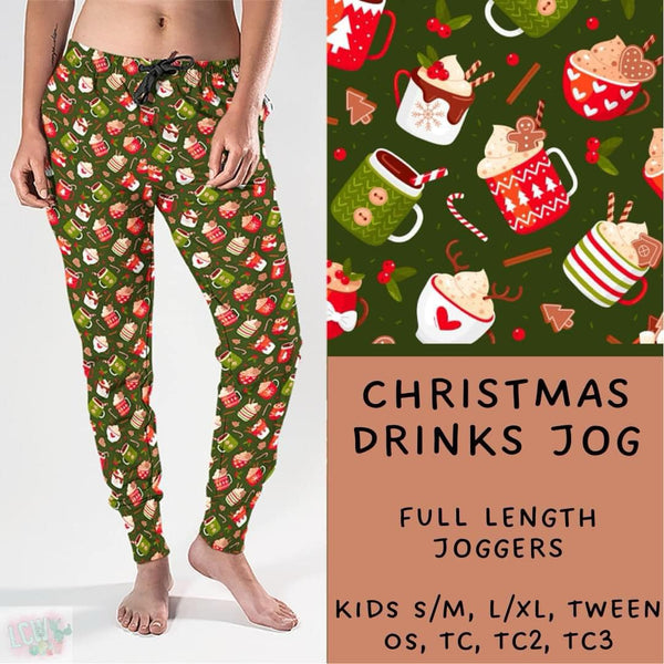 Comfy Christmas Collection Part TWO : FULL Length Joggers WITH Pockets  PREORDER ( ETA early / mid December )