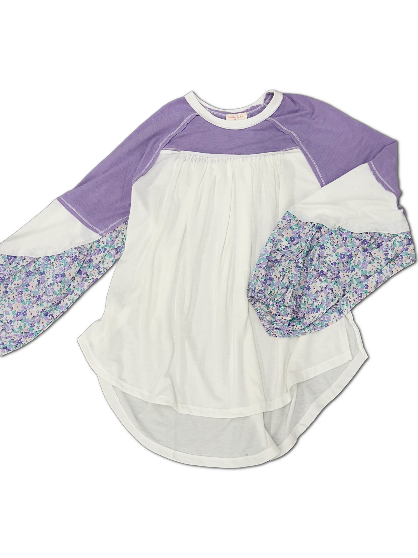 Wisteria Romance Puff Sleeve