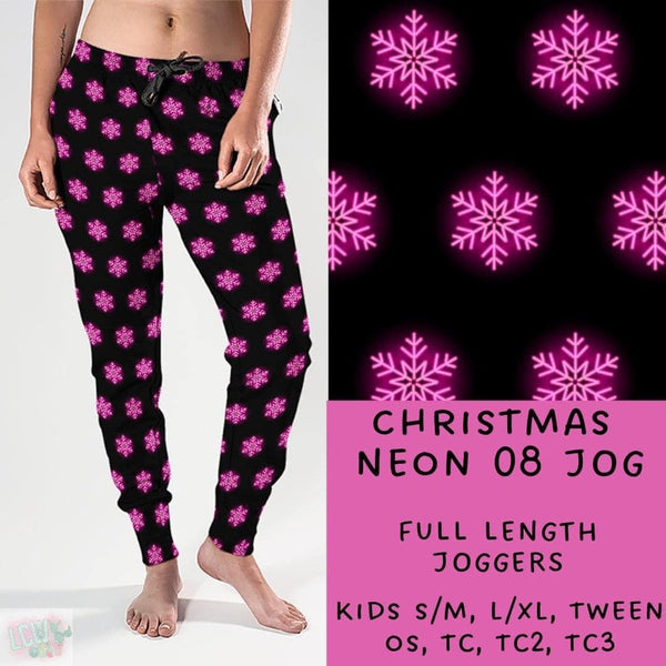 Neon Christmas Collection Part 1: FULL Length Joggers WITH Pockets  PREORDER ( ETA mid December )