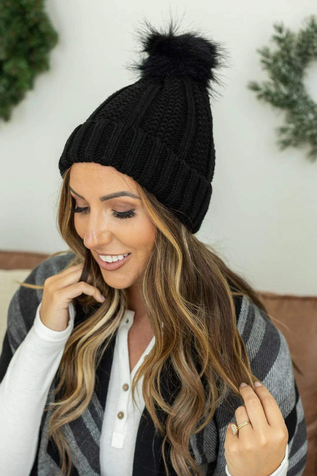 Morgan Micro Braid Beanie