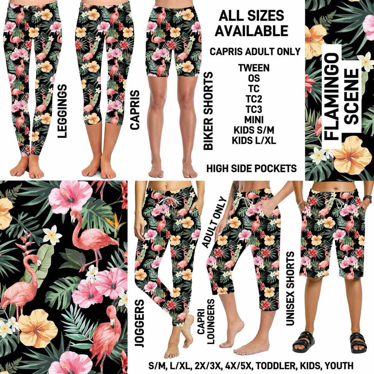 Mixed Collection: Capri Length Leggings  PREORDER ( ETA mid / late April )