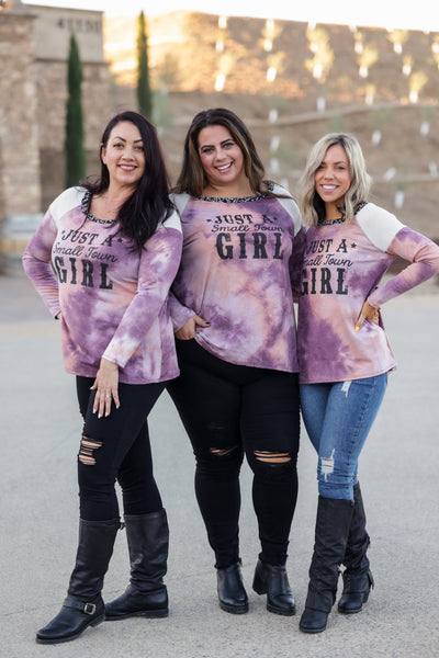 Just A Small Town Girl Long Sleeve Top