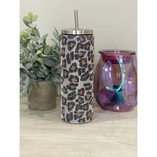 Leopard Bling Tumbler