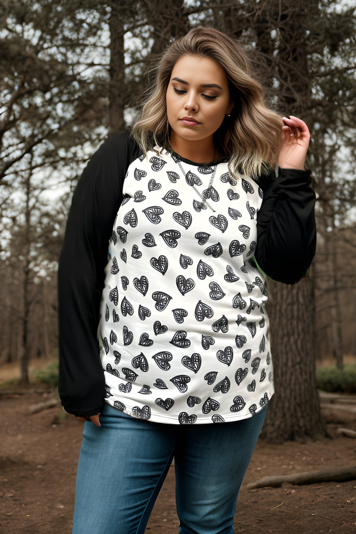 Little Black Heart - Raglan